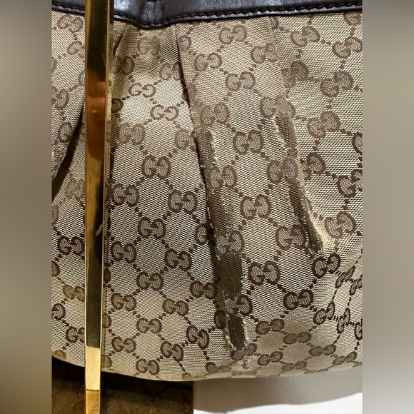 Gucci Brown Padlock GG interlocking Canvas Hobo - Picture 7 of 15